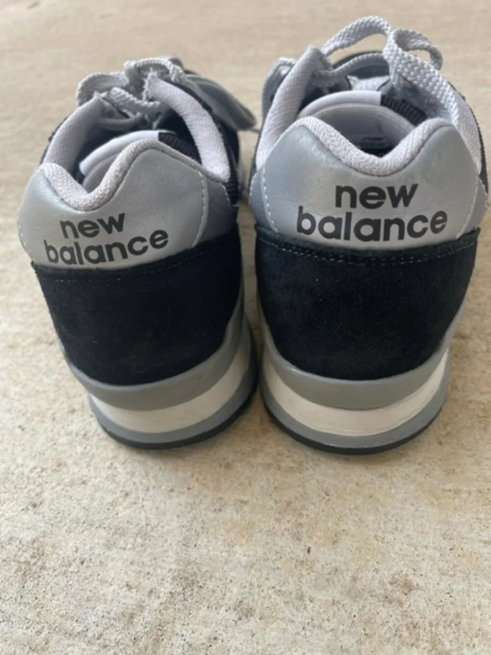 New Balance 996 Men's CM996BP Casual Sneakers, Black White, Size 8.5
